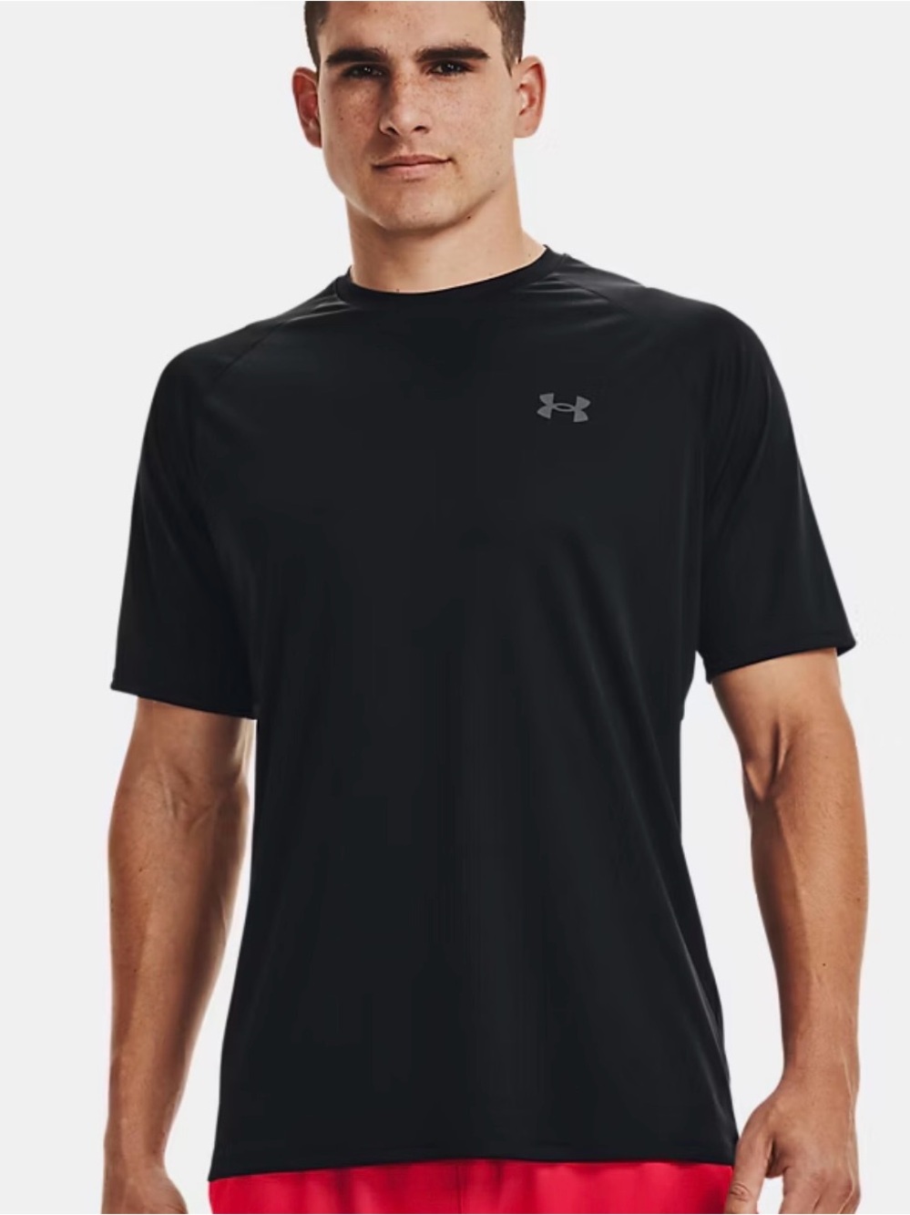 Under Armour Velocity 2.0 Short Sleeve Tee Black Large NWT IN PACKAGE